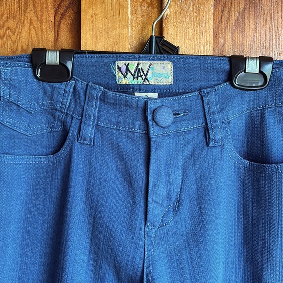 Classic Blue Hip-Hugging Flares - Picture 5 of 6